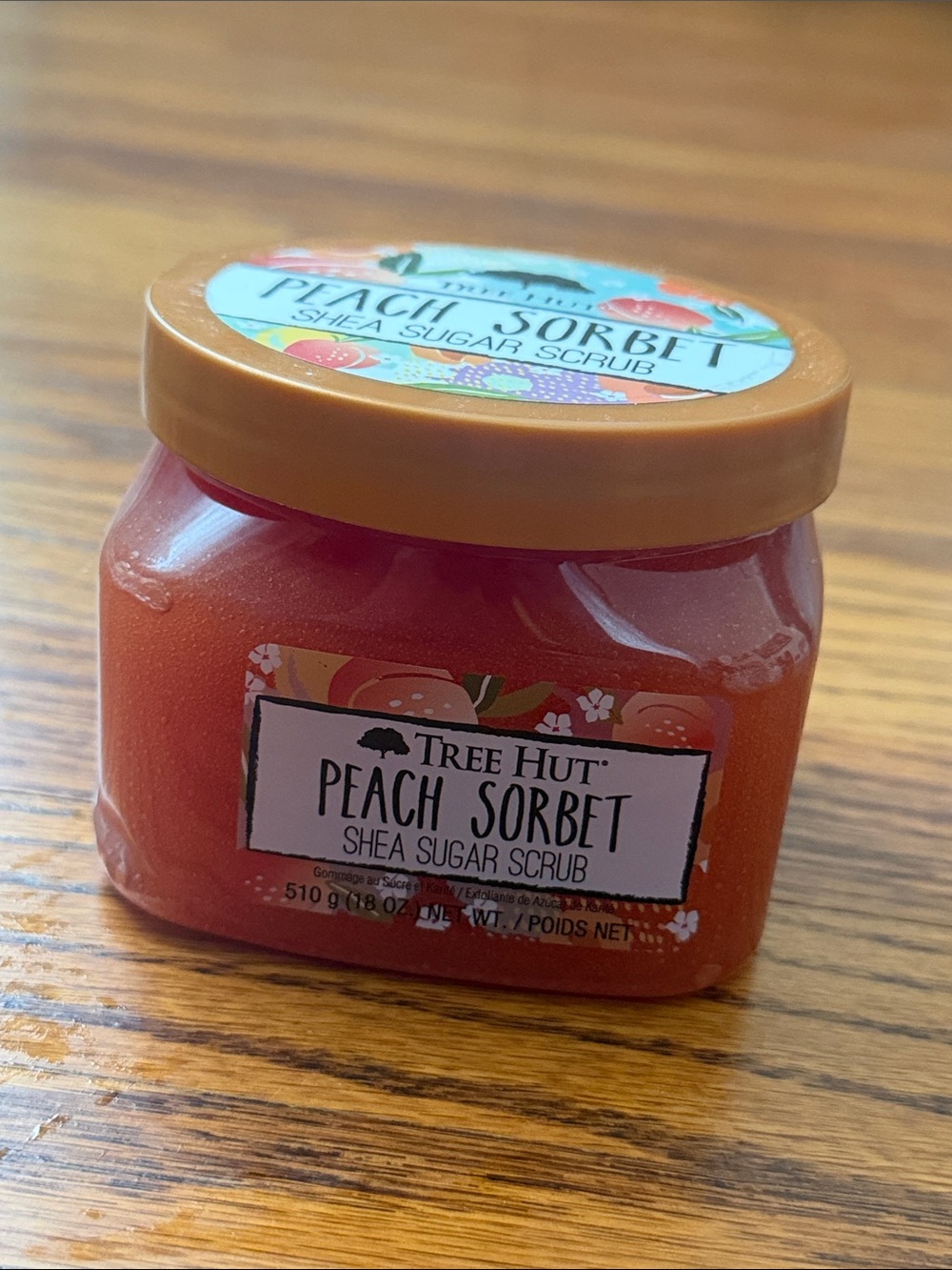 Tree Hut Peach Sorbet Shea Sugar Scrub — Peach
